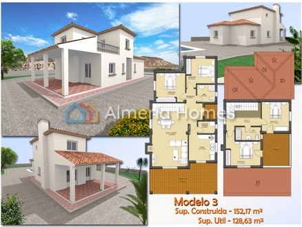 Villa Abril 3: Villa in Huercal-Overa, Almeria
